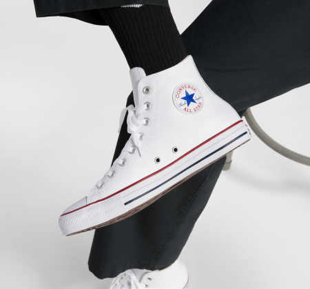 Кеды Chuck Taylor All Star HI 132169C (EU 37.5 USm 5 USw 7 СМ 24; Белый)